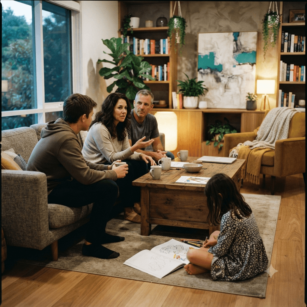 Jason Lockwood, youth and family counsellor in Australia, providing child and family mental health support and communication guidance.